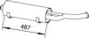 MERCE 4214900601 Middle-/End Silencer